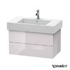 Тумба подвесная 80х47 Duravit Delos, белая сирень глянцевый (DL632002727) Duravit Тумбы