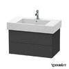 Тумба підвісна 80х47 Duravit Delos, графіт матовий (DL632004949) Duravit Тумби