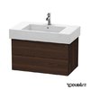 Тумба подвесная 80х47 Duravit Delos, орех брашированный (DL632006969) Duravit Тумбы