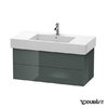 Тумба подвесная 100х47 Duravit Delos, доломитово-серый глянцевый (DL632103838) Duravit Тумбы