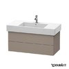 Тумба подвесная 100х47 Duravit Delos, базальт матовый (DL632104343) Duravit Тумбы