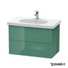 Тумба підвісна 80х46 Duravit Delos, нефрит глянцевий (DL633500303) Duravit Тумби