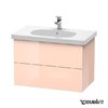 Тумба подвесная 80х46 Duravit Delos, абрикосовый жемчуг глянцевый (DL633501010) Duravit Тумбы
