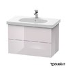 Тумба подвесная 80х46 Duravit Delos, белая сирень глянцевый (DL633502727) Duravit Тумбы