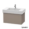 Тумба подвесная 80х47 Duravit Delos, базальт матовый (DL622004343) Duravit Тумбы