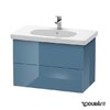 Тумба підвісна 80х46 Duravit Delos, блакитний камінь глянцевий (DL633504747) Duravit Тумби