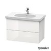 Тумба подвесная 80х46 Duravit Delos, белый глянцевый (DL633508585) Duravit Тумбы