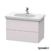 Тумба подвесная 80х46 Duravit Delos, белая сирень шелковисто-матовый (DL633508787) Duravit Тумбы