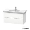 Тумба підвісна 100х46 Duravit Delos, білий матовий (DL633601818) Duravit Тумби