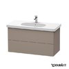 Тумба підвісна 100х46 Duravit Delos, базальт матовий (DL633604343) Duravit Тумби