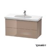 Тумба подвесная 100х46 Duravit Delos, капучино глянцевый (DL633608686) Duravit Тумбы