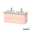 Тумба подвесная 115х46 Duravit Delos, абрикосовый жемчуг шелковисто-матовый (DL633702020) Duravit Тумбы