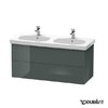 Тумба подвесная 115х46 Duravit Delos, доломитово-серый глянцевый (DL633703838) Duravit Тумбы