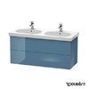 Тумба підвісна 115х46 Duravit Delos, блакитний камінь глянцевий (DL633704747) Duravit Тумби
