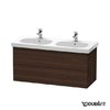 Тумба подвесная 115х46 Duravit Delos, орех брашированный (DL633706969) Duravit Тумбы