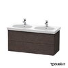 Тумба підвісна 115х46 Duravit Delos, дуб темний брашірованний (DL633707272) Duravit Тумби