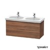 Тумба подвесная 115х46 Duravit Delos, орех натуральный (DL633707979) Duravit Тумбы