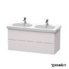 Тумба подвесная 115х46 Duravit Delos, белая сирень шелковисто-матовый (DL633708787) Duravit Тумбы