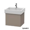 Тумба подвесная 55х44,5 Duravit Delos, базальт матовый (DL622404343) Duravit Тумбы