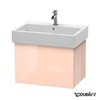Тумба підвісна 65х44, 5 Duravit Delos, абрикосовий перли глянцевий (DL622501010) Duravit Тумби