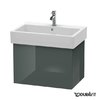 Тумба подвесная 65х44,5 Duravit Delos, доломитово-серый глянцевый (DL622503838) Duravit Тумбы