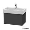 Тумба підвісна 75х44, 5 Duravit Delos, графіт матовий (DL622604949) Duravit Тумби