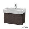 Тумба підвісна 75х44, 5 Duravit Delos, дуб темний брашірованний (DL622607272) Duravit Тумби