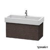 Тумба підвісна 95х44, 5 Duravit Delos, дуб темний брашірованний (DL622707272) Duravit Тумби