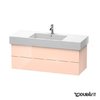 Тумба подвесная 120х47 Duravit Delos, абрикосовый жемчуг глянцевый (DL632201010) Duravit Тумбы