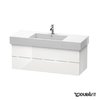 Тумба подвесная 120х47 Duravit Delos, белый глянцевый (DL632202222) Duravit Тумбы