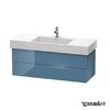 Тумба підвісна 120х47 Duravit Delos, блакитний камінь глянцевий (DL632204747) Duravit Тумби