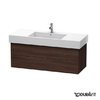 Тумба подвесная 120х47 Duravit Delos, каштан темный (DL632205353) Duravit Тумбы