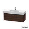 Тумба підвісна 120х47 Duravit Delos, горіх брашований (DL632206969) Duravit Тумби