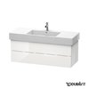 Тумба подвесная 120х47 Duravit Delos, белый глянцевый (DL632208585) Duravit Тумбы