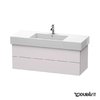 Тумба подвесная 120х47 Duravit Delos, белая сирень шелковисто-матовый (DL632208787) Duravit Тумбы