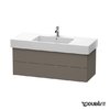 Тумба подвесная 120х47 Duravit Delos, фланелево-серый шелковисто-матовый (DL632209090) Duravit Тумбы
