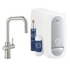 Смеситель со стартовым комплектом GROHE Blue Home (31543DC0) Для кухни Нерж. сталь