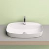 Керамическая раковина 65 см Catalano Green Lux (165GRLX00) На столешницу, На тумбу, Полувстраиваемые Прямоугольные
