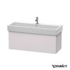 Тумба подвесная 115х44,5 Duravit Delos, белая сирень шелковисто-матовый (DL622808787) Duravit Тумбы