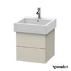 Тумба подвесная 45х44,5 Duravit Delos, серо-коричневый (DL632309191) Duravit Тумбы
