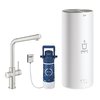 Змішувач і бойлер для раковини GROHE Red Duo L-size (30325DC1) Для кухні Нерж. сталь