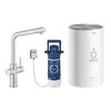 Смеситель и бойлер для раковины GROHE Red Duo M-size (30327DC1) Для кухни Нерж. сталь
