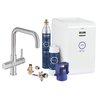 Змішувач зі стартовим комплектом GROHE Blue Professional (31324DC1) Для кухні Нерж. сталь