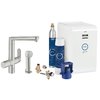 Смеситель со стартовым комплектом GROHE Blue Home K7 Professional (31355DC1) Для кухни Нерж. сталь
