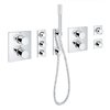 Готовое решение для Rainshower F-Series 40" GROHE Grohtherm F (34634001) Душевые комплекты (системы) Хром