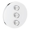 Внешняя панель вентиля для встраиваемого монтажа Grohe Grohtherm SmartControl (29152LS0) Для ванны, Для душа Белый