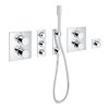 Готовое решение для Rainshower F-Series 40" GROHE Grohtherm F (34634000) Душевые комплекты (системы) Хром