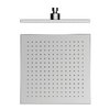 Верхній душ GRB Showerheads SQUARE INOX (058208) Верхні душі Хром