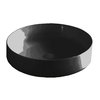 Керамическая раковина 48 см Artceram Cognac, black glossy (COL002 03; 00) На столешницу, На тумбу Круглые