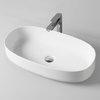 Керамическая раковина 68 см Artceram Cognac, white glossy (COL005 01; 00) На столешницу, На тумбу Овальные